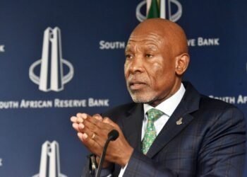 March 20, 2025.Reserve Bank Governor Lesetja Kganyago presents the Monetary Policy Committee (MPC) announcement of Repo rates at the Reserve Bank head office at Centurion in Pretoria.Picture: Freddy Mavunda © Business Day