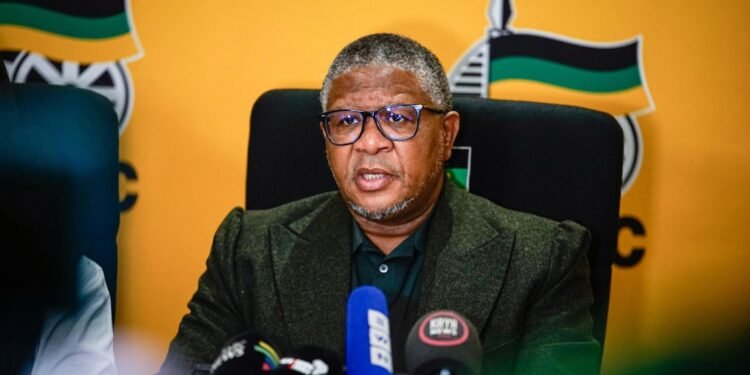 ANC SG, Fikile Mbalula briefs the media on the state of education  & key national interventions in South Africa Picture X