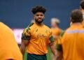 MELBOURNE , AUSTRALIA - 25 July 2025; Rob Valetini during the Australia rugby squad captain's run at the MCG in Melbourne, Australia. (Photo By Brendan Moran/Sportsfile via Getty Images)