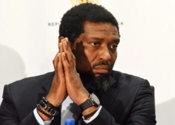 January 23, 2024.Deputy Minister of Higher Education,Science and Innovation Buti Manamela at the media briefing on the state of readiness for the 2024 academic year,reaction to the 2023 matric results and NSFAS related issues at the Ronnie Mamoepa Press Room in Pretoria. Picture: Freddy Mavunda © Business Day